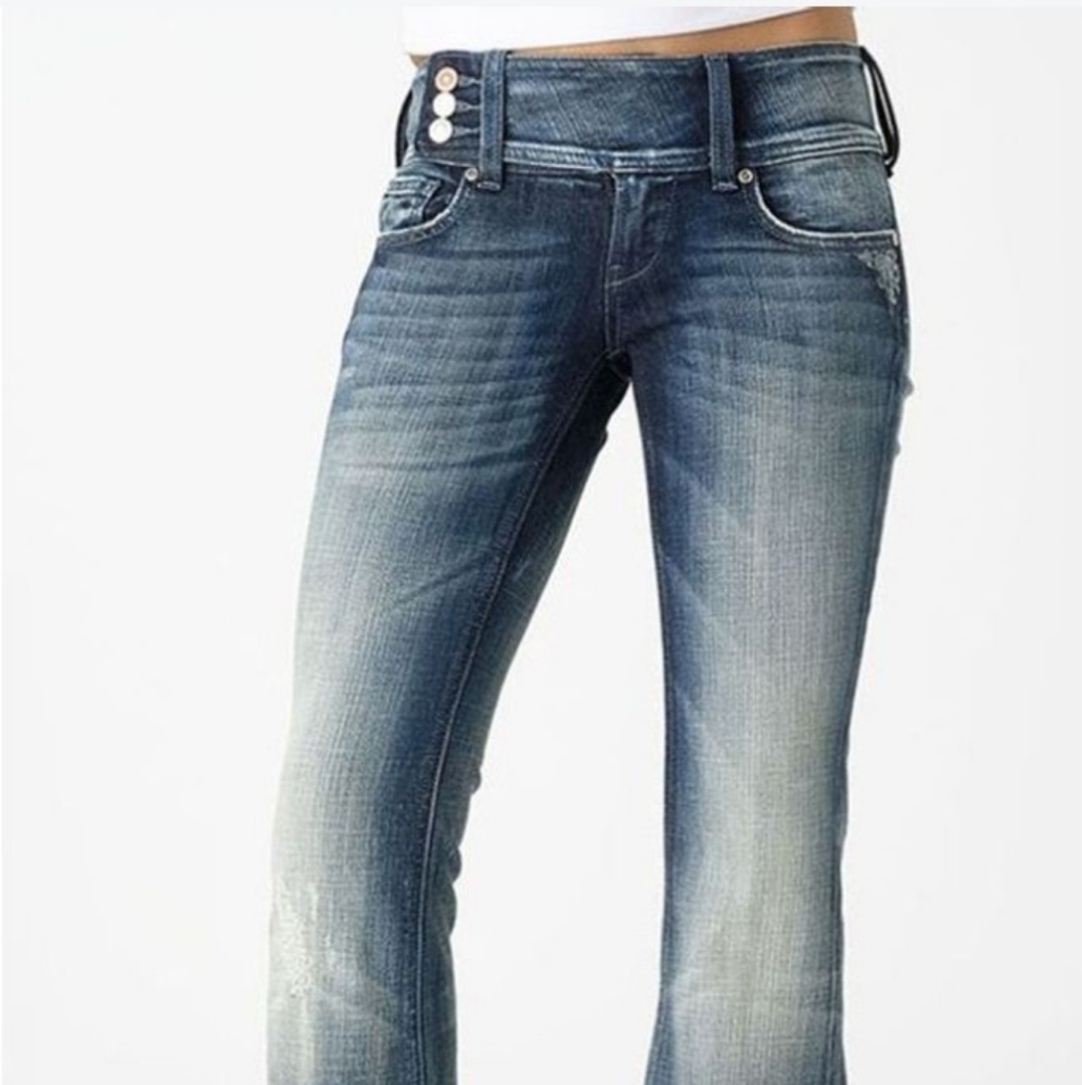 Flamingo Flare Jeans - worn once - good used condition - size large, 10-12